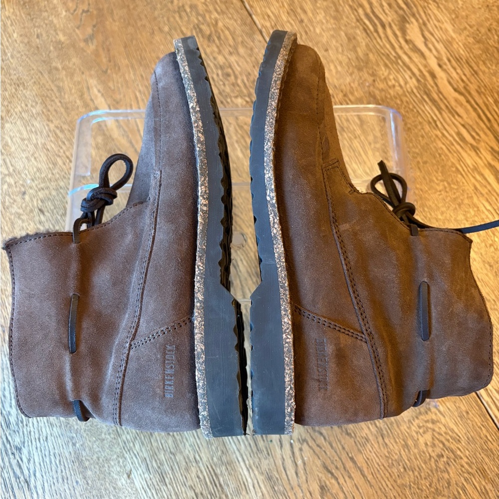 Birkenstock Bakki Ankle Boot Mocha Suede w/ Shearling Lining Size 40 EU/9W/7Men - Picture 9 of 16